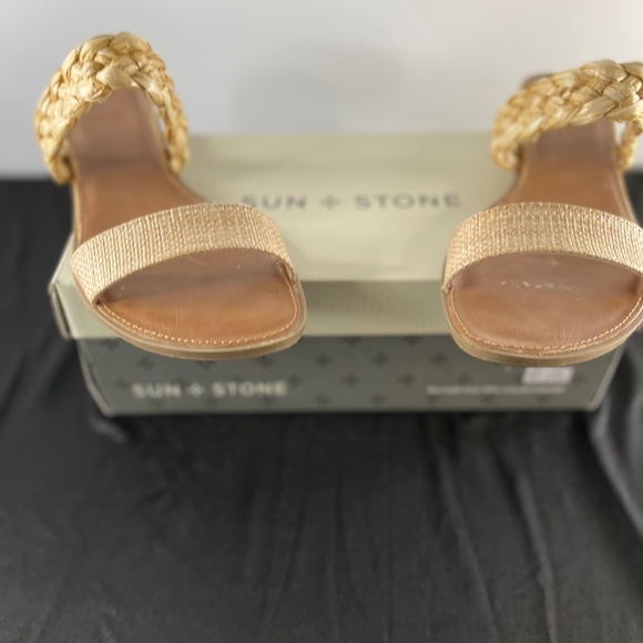 Sun + Stone Raffia Sandals - Picture 3 of 12